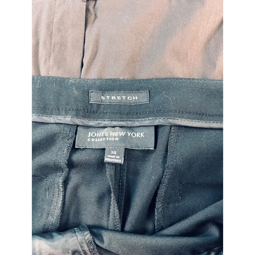 Jones New‎ York Collection Lot of 3 Stretch Dress Pants Black Brown Size 14